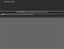 Tablet Screenshot of coineum.com
